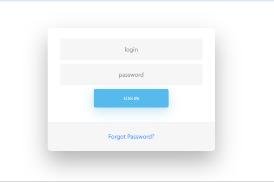 Custom Login Page