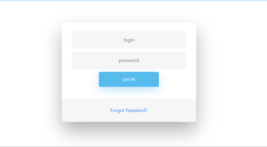 Custom Login Page